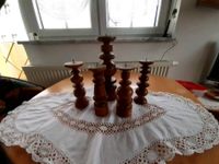 5 Kerzenständer Holz, retro 1970er Jahre DDR Sachsen - Chemnitz Vorschau