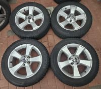 VW Alu Komplett Winterradsatz Conti 205/55 R16 H - 7,5mm Niedersachsen - Burgwedel Vorschau