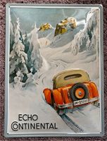 Echo Continental Blechschild Reliefschild Oldtimer im Schnee Bayern - Stammham b. Ingolstadt Vorschau