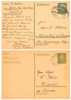 Postkarten 2 St.1933 Berlin-Magdeburger Bahnpost Ostpreussen Bad Doberan - Landkreis - Dummerstorf Vorschau