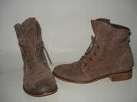 Gr. 38 Stiefeletten Boots Wildleder taupe Schnürsenkel Görts Holz Berlin - Mitte Vorschau