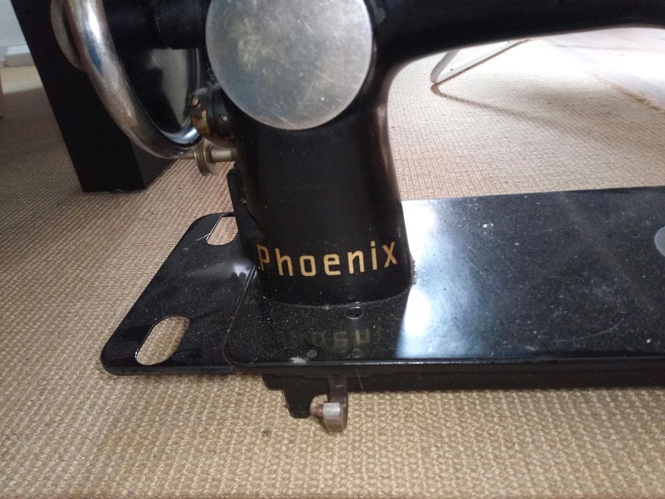 Phoenix historische Nähmaschine Metall Deko Dekoration in Bochum