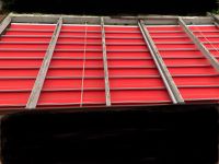 Markise Terrassenüberdachung Unterglasbeschattung rot Nordrhein-Westfalen - Oberhausen Vorschau