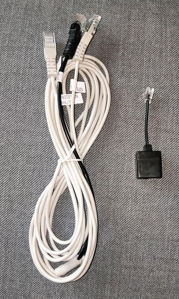 Original AVM Fritz!Box DSL Telefon Kabel RJ45 Y Kabel 4 m - NEU in Burg (Dithmarschen)