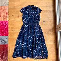 Sommerkleid Cocktailkleid blau pink Punkte Chiffon Midikleid Bayern - Regensburg Vorschau
