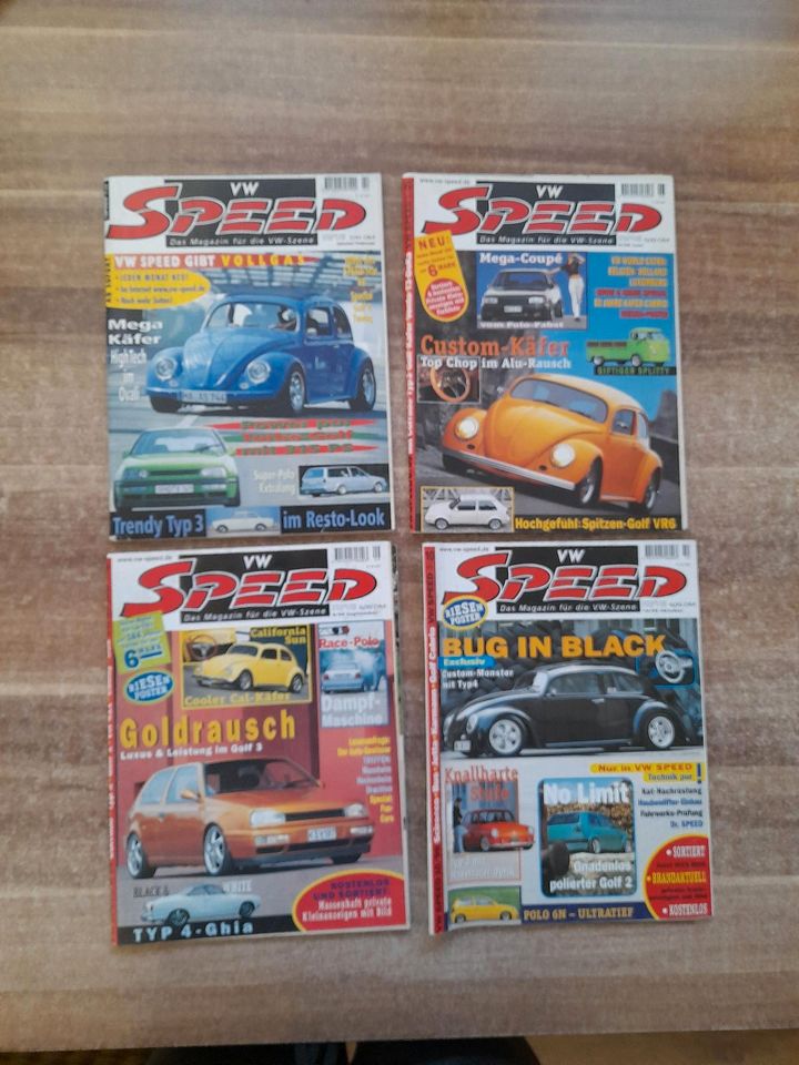 VW Speed Magazine Jahrgang 1999, 4 Stück in Papenburg