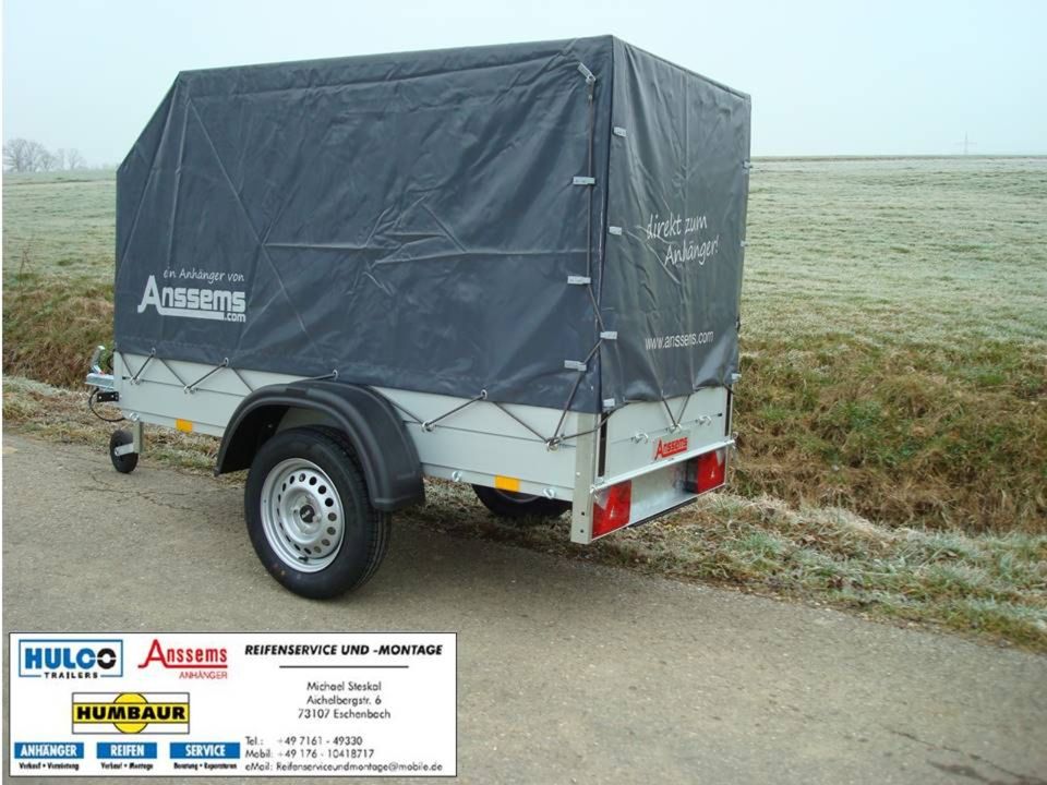 Anssems GT500-151x101x30, neu, PKW-Anhänger m. Aktionsplane in Hechingen