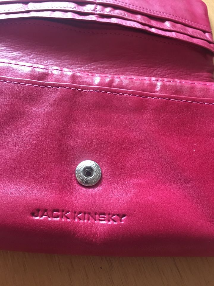 Jack Kinsky Hamburg Leder Börse pink in Berlin