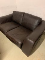 Orginal Incanto Designer Leder Sofa Couch Braun Zweisitzer München - Schwabing-West Vorschau