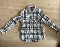 Hemd Bluse kariert Creme grau h&m Gr. Xxs Bayern - Weilheim Vorschau
