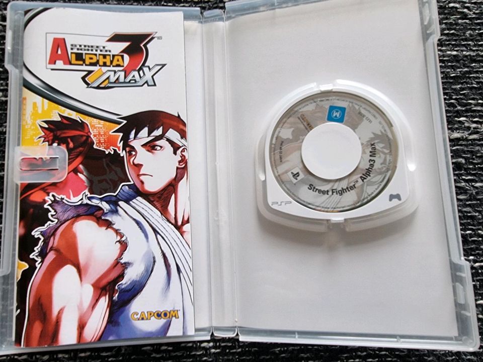 PSP Spiel Street Fighter Alpha Max in Mühlberg/Elbe