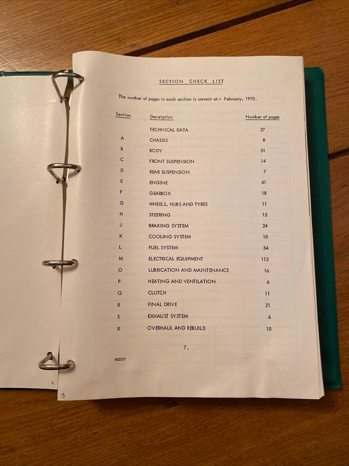 Lotus Elan Workshop Manual Service Parts List in Simmerath