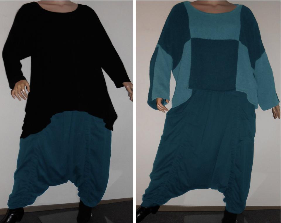 Hose RUNDHOLZ COCON COMMERZ KRINES MOONSHINE L- XL Lagenlook in Hamburg