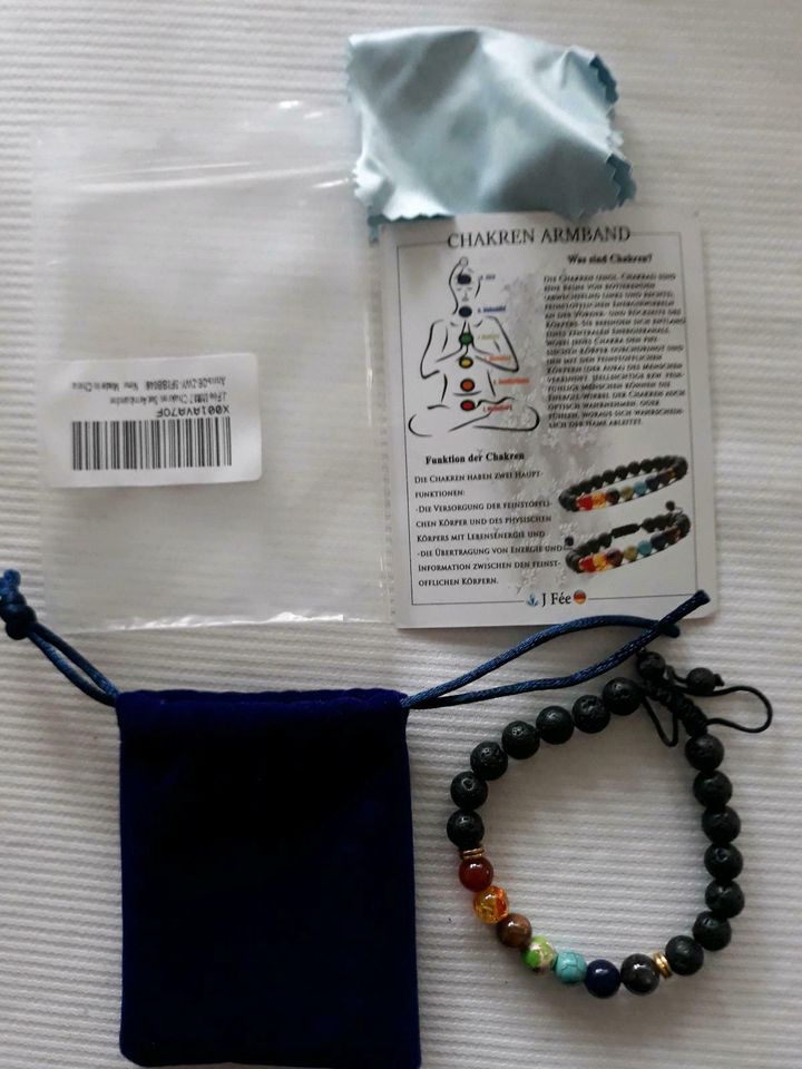 Edelstein Heilende Chakra Armband Perlen Gesundheit in Schelklingen