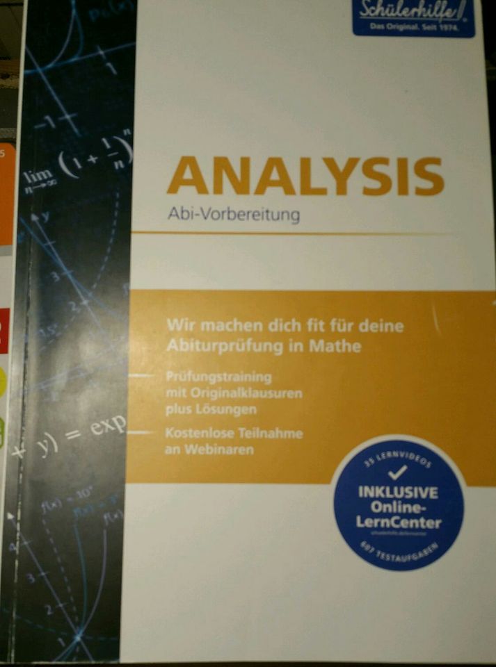 Lernbuch Analysis Abi Vorbereitung Schülerhilfe in Köln