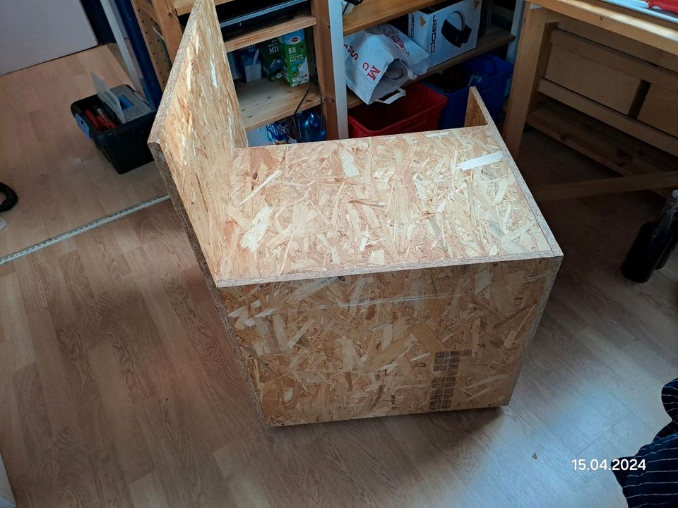 Küchenschrank auf Rollen DIY selbst gebaut in Mainz