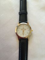 Uhr Armbanduhr Kreuz Strass Armband schwarz Gold farbig Neu Niedersachsen - Duderstadt Vorschau