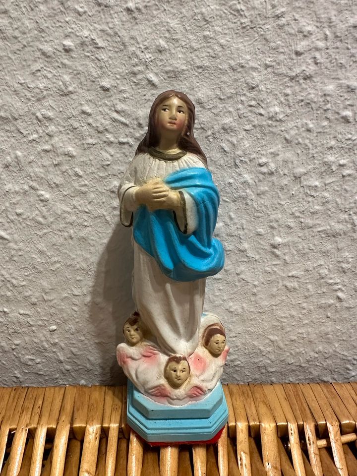 Heiligenfigur Maria Polyresin 3 Engel Figur 16cm in Hof (Saale)