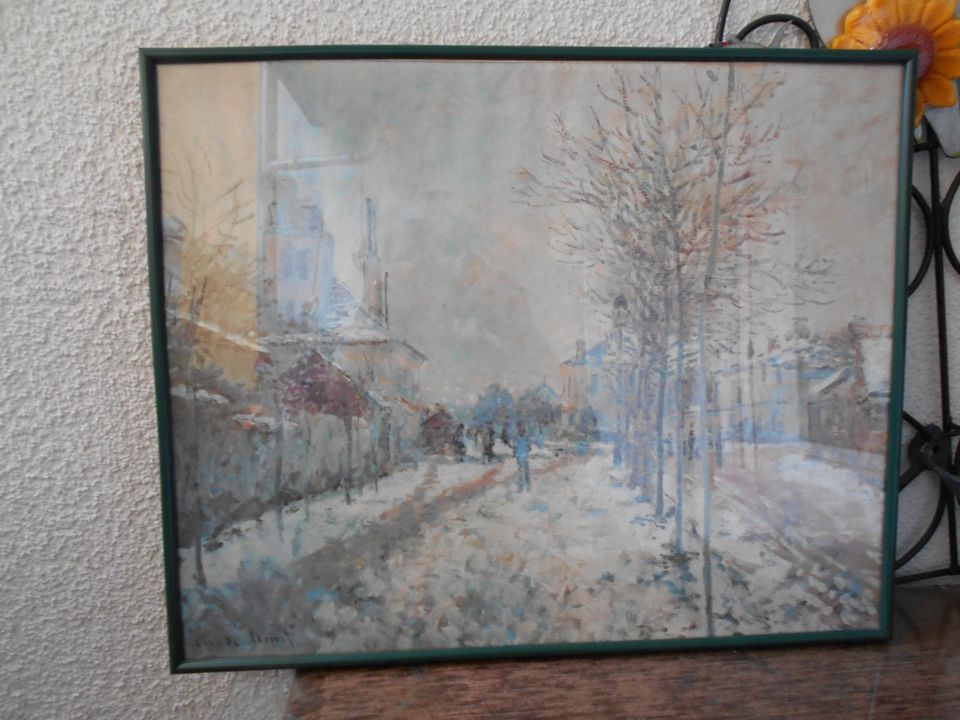Poster Kunstdruck Claude Monet Boulevard de Pontoisea Argenteuil in Duisburg