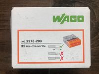 WAGO Klemmen 2273-203 Verbindung für Kabel 0,5 - 2,5mm² Thüringen - Bad Berka Vorschau