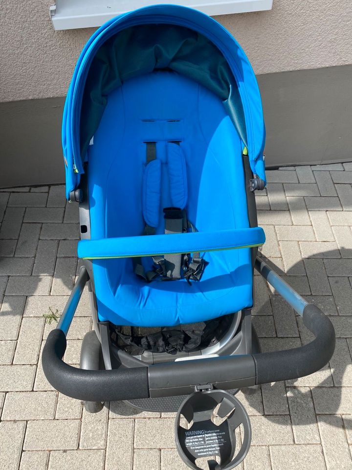 STOKKE CRUSI Kinderwagen inkl. Sportsitz und viel Zubehör in Bexbach