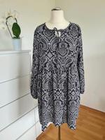 Kleid / Tunikakleid, Hailys, XXL, schwarz-weiß, Paisley, Stretch Hessen - Marburg Vorschau
