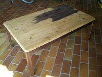 Rechteckiger Couchtisch, Holztisch, Shabby chic aus Massiv Holz Hessen - Zierenberg Vorschau