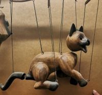 Holz Marionette Katze Thüringen - Dornburg Vorschau