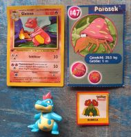 Pokemon Nintendo Figur Karte Glutexo Parasek Blubella Sticker Baden-Württemberg - Aichwald Vorschau