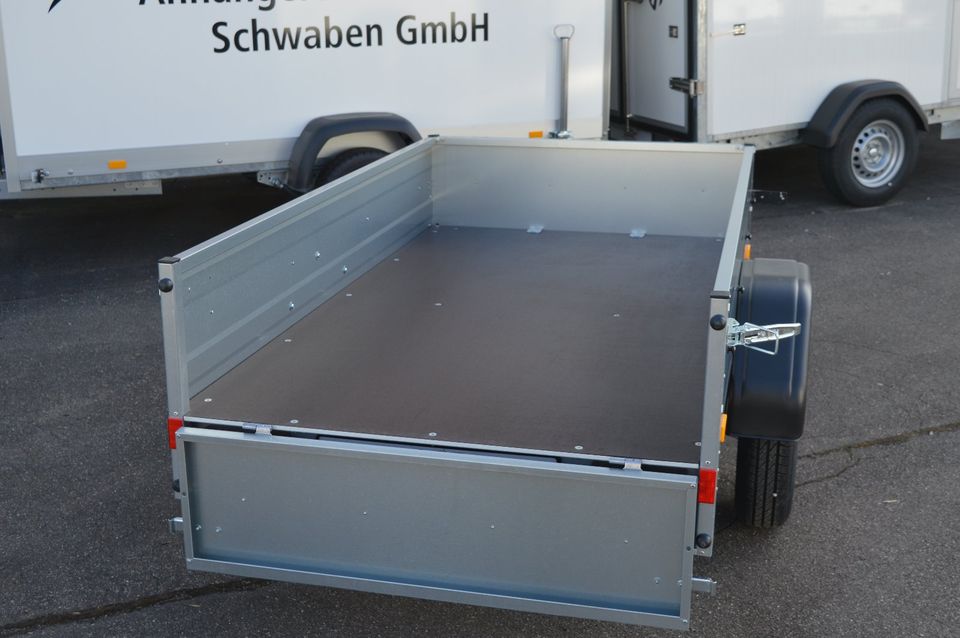 750 kg Anhänger Stema OPTI Tieflader 100 km/h 13" sofort lieferbar 201 x 108 x 33 cm in Geislingen an der Steige