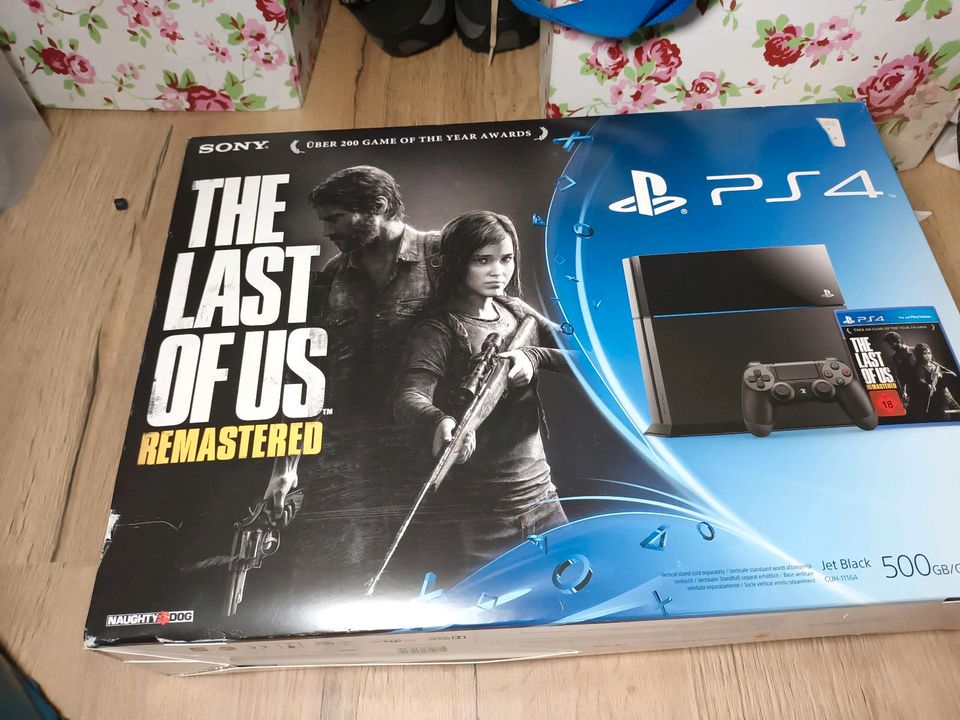 Playstation 4 Konsole 500GB inkl Verpackung, Controller und 4 Spi in Neumarkt i.d.OPf.