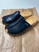 Esprit ⭐️ Holz Clogs ⭐️ Leder ⭐️schwarz ⭐️ 37 Wuppertal - Cronenberg Vorschau