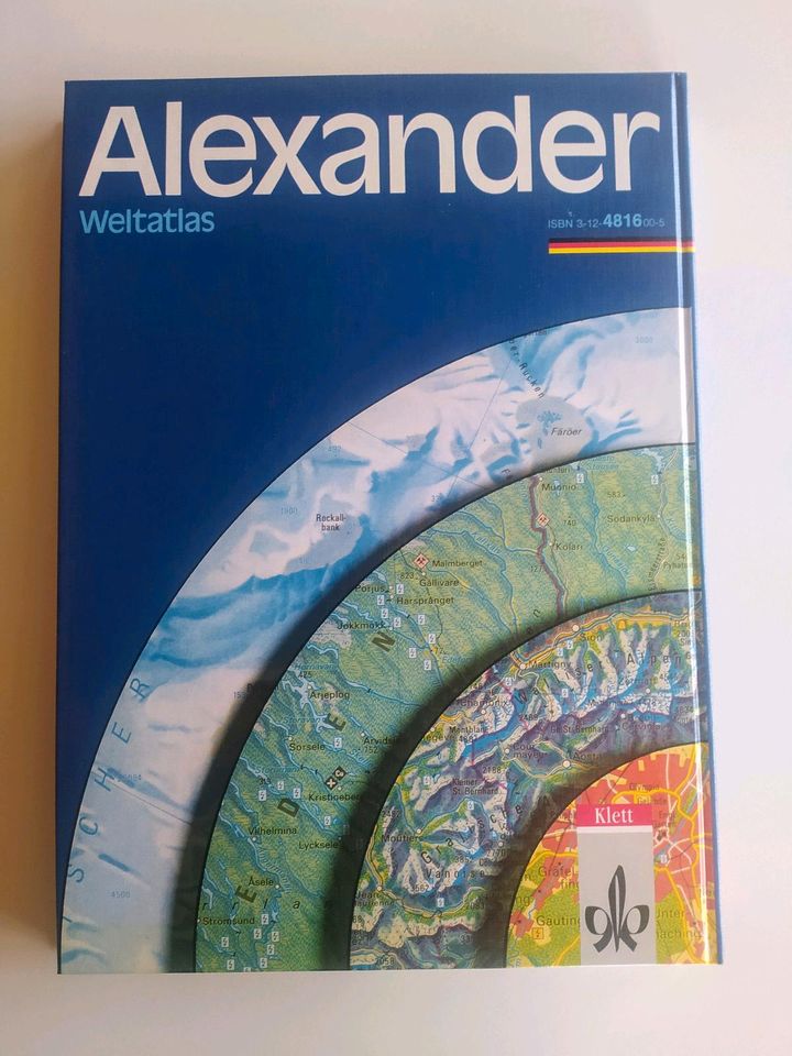 Atlas Alexander Weltatlas Ausgabe Wendejahr 1989 in Aalen