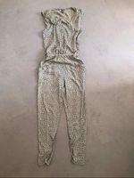 Stylischer Damen Kurzarm Jumpsuit Einteiler grau schwarz, Gr S 36 Berlin - Köpenick Vorschau