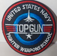 TOP GUN BÜGELBILD AUFNÄHER STICKERREI Niedersachsen - Visselhövede Vorschau