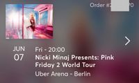 Nicki Minaj 2x Golden Circle - Berlin 7.6. (Preis pro Ticket) Pankow - Prenzlauer Berg Vorschau