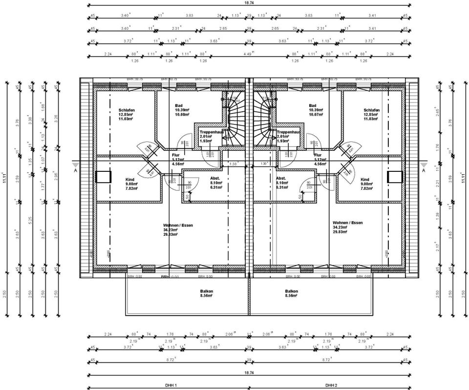 Neubau Mehrfamilienhaus mit 4 Wohnungen in Stadtrandlage in Westoverledingen