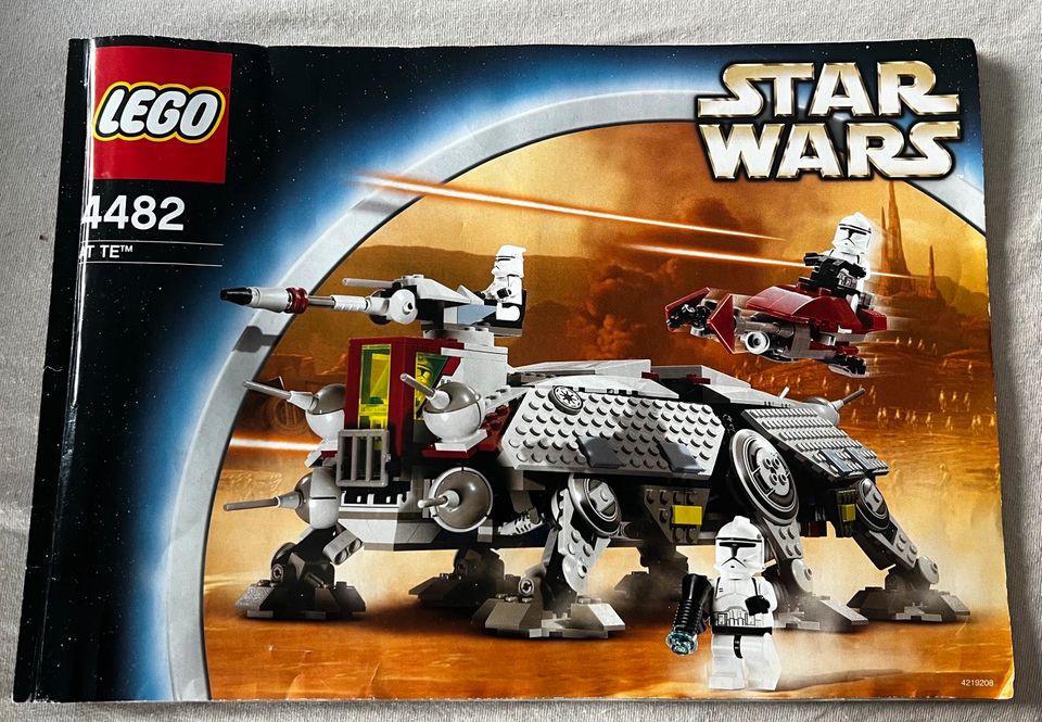 Lego Star Wars AT-TE 4482 mit Figuren, Anleitung und OVP in Teltow