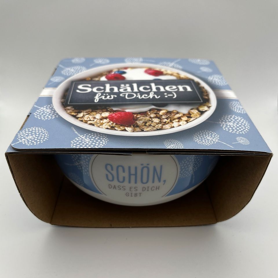 ❗️NEU❗️ Schälchen "Schön, dass es Dich gibt" Müslischale Geschenk in Dietingen