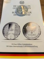 10 Euro Silbdergedenkmünze 100 Jahre Internationale Luftfahrtauss Nordrhein-Westfalen - Meckenheim Vorschau