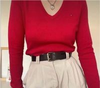 V neck Pullover rot Tommy Hilfiger Sachsen-Anhalt - Leuna Vorschau