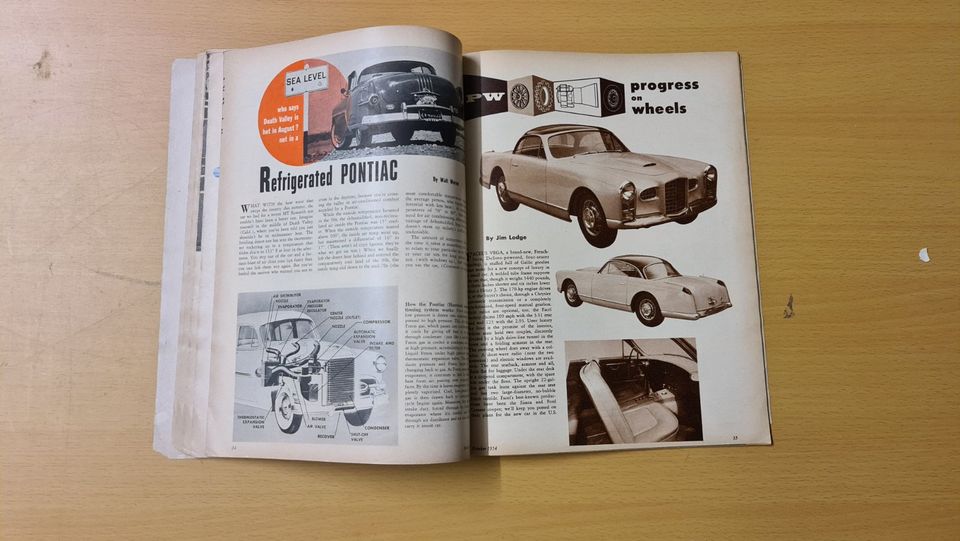 Motor Trend Magazin Oktober 1954 / Buick, Nash, Studebaker in Besigheim