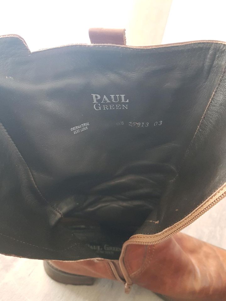 Paul Green Lederstiefel braun 40 in Warthausen