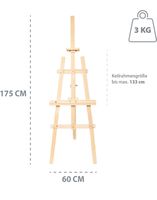Staffelei Holz groß 175 cm Nordrhein-Westfalen - Selm Vorschau