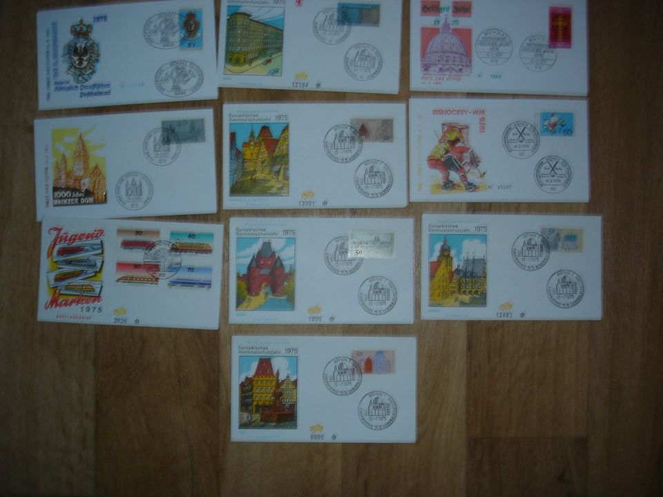 Über 200 Briefmarken Ersttagsbriefe Ersttagsblätter 70er VINTAGE in Nürnberg (Mittelfr)