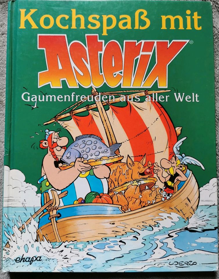 Kochspaß mit Asterix, Gaumenfreuden aus aller Welt, 1. Auflage in Winden