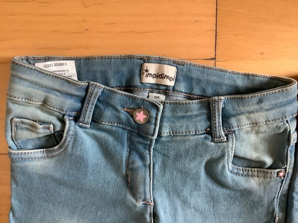 2 x Jeans Stretch blau 104 Impidimpi NEU in Landshut