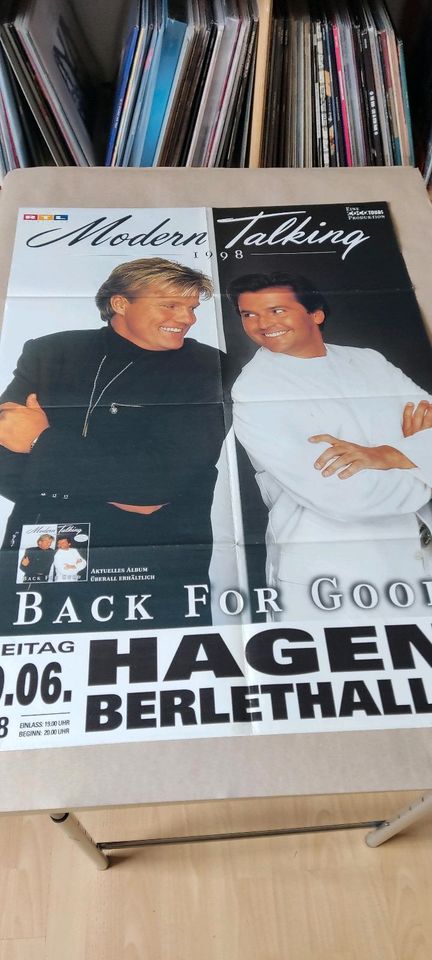 Modern Talking Dieter Bohlen- Hagen 1998 Konzertplakat Tourposter in Hemer