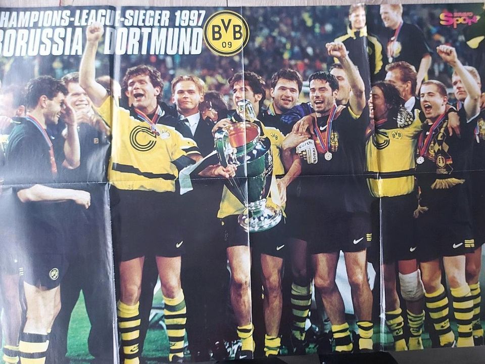 Borussia Dortmund CL-Sieger 1997 Poster Bravo Sport in Schorndorf