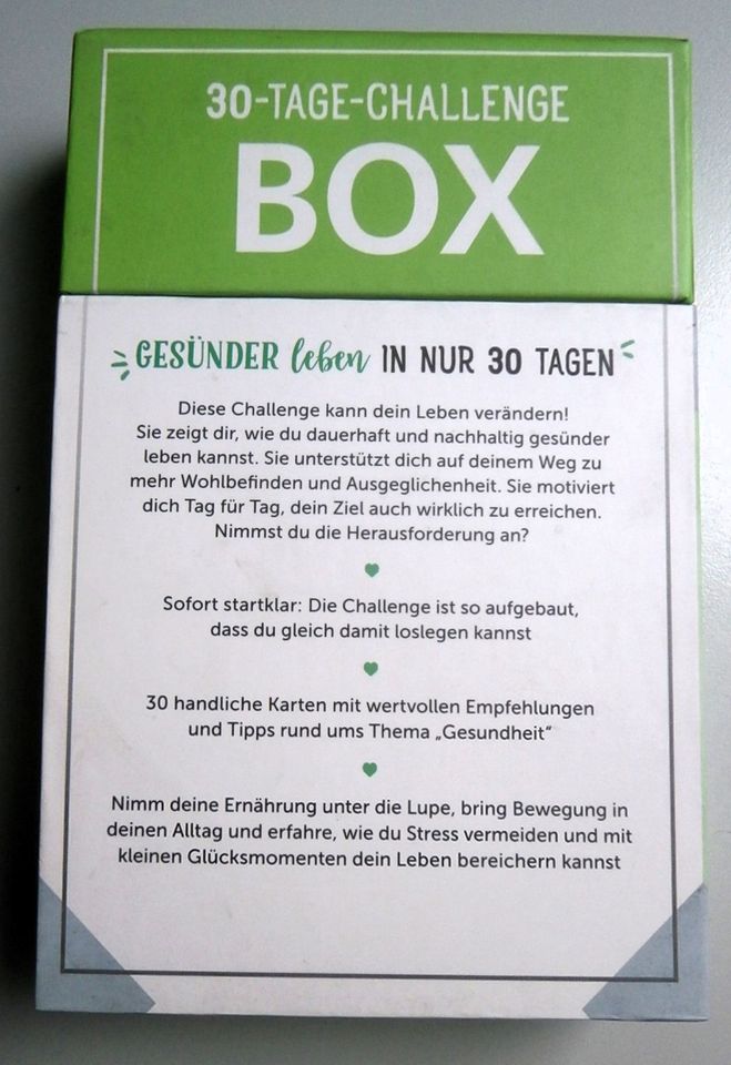 30- Tage- Challenge- Box  --- 3 Stück in Hannover